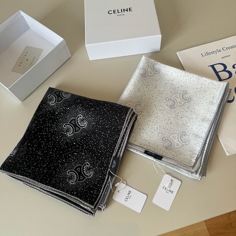 Celine silk scarf hm02